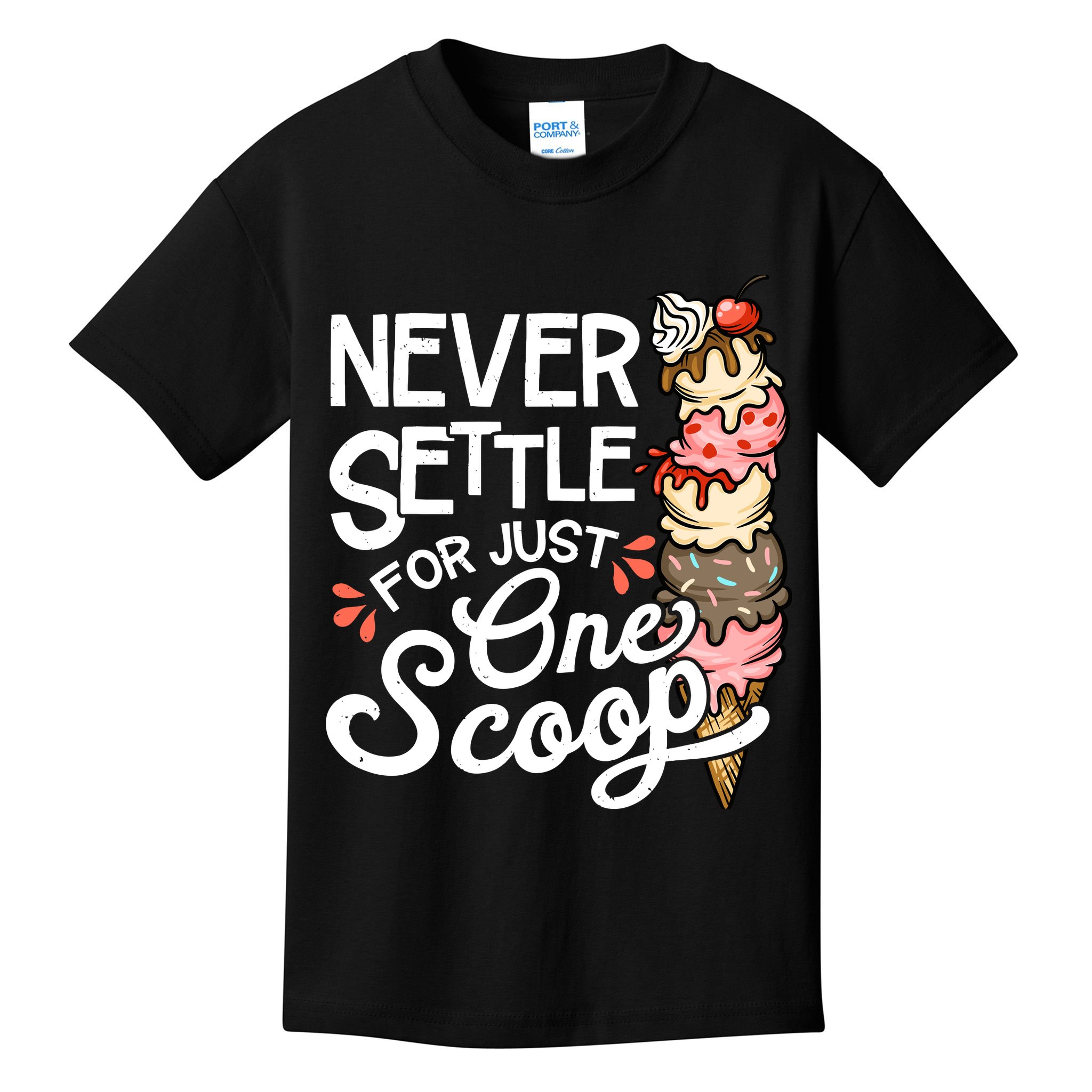 Ice Cream Lover Funny Dessert Lover Ice Cream Kids T-Shirt