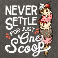 Ice Cream Lover Funny Dessert Lover Ice Cream Cotton Canvas Backpack