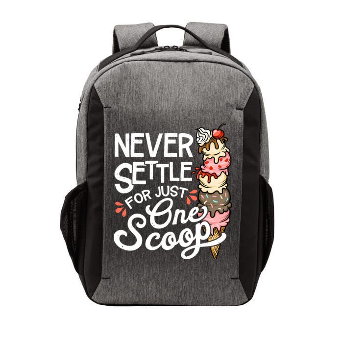 Ice Cream Lover Funny Dessert Lover Ice Cream Vector Backpack