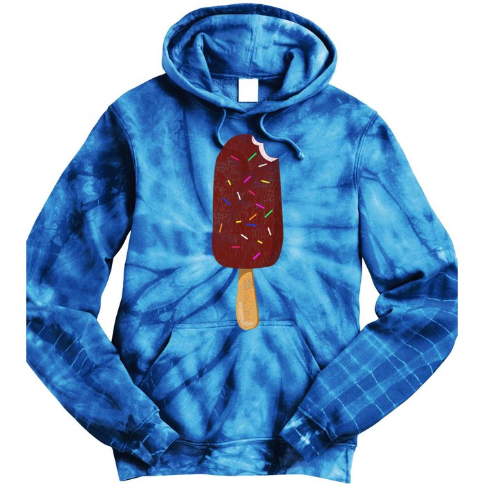 Ice Cream Lover Summer Vibes Beach Vacation Gift Tie Dye Hoodie