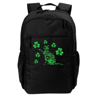 Irish Cat Lover Ireland Clover Shamrock St. Patrick's Day Daily Commute Backpack