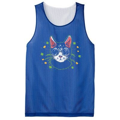 Irish Cat Lover Kitty Owner Saint Patricks Day Shamrock Funny Gift Mesh Reversible Basketball Jersey Tank