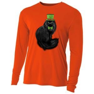 Irish Cat Lovers St Patricks Day Funny Gift Cooling Performance Long Sleeve Crew