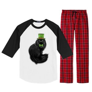 Irish Cat Lovers St Patricks Day Funny Gift Raglan Sleeve Pajama Set