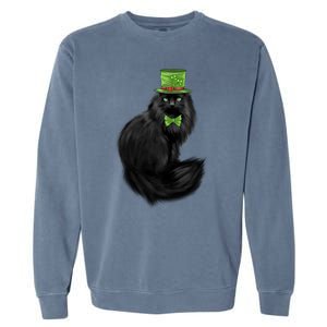 Irish Cat Lovers St Patricks Day Funny Gift Garment-Dyed Sweatshirt