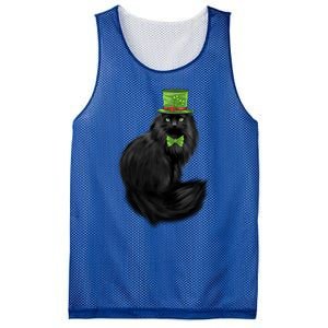 Irish Cat Lovers St Patricks Day Funny Gift Mesh Reversible Basketball Jersey Tank