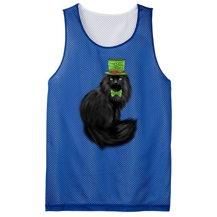 Irish Cat Lovers St Patricks Day Funny Gift Mesh Reversible Basketball Jersey Tank