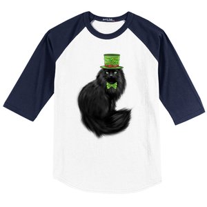 Irish Cat Lovers St Patricks Day Funny Gift Baseball Sleeve Shirt