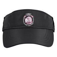 I Cannot Live Laugh Love In These Conditions Opossum Adult Drive Performance Visor