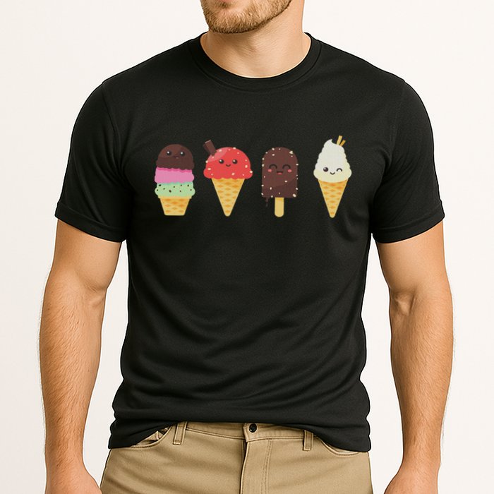 Ice Cream Lover For Summer Performance Shirt