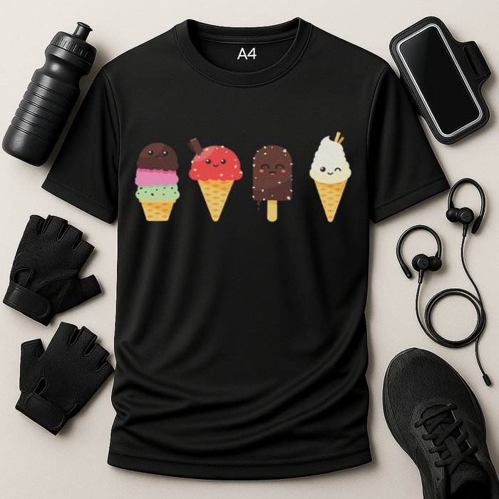 Ice Cream Lover For Summer Performance Shirt