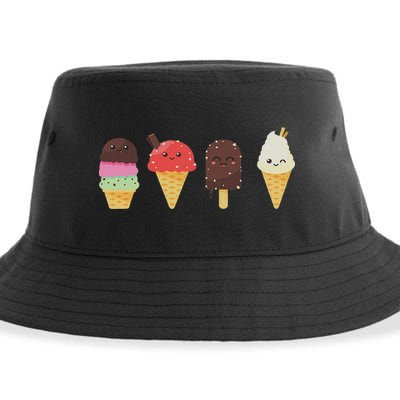 Ice Cream Lover For Summer Sustainable Bucket Hat