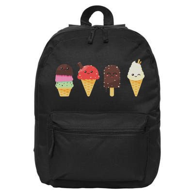 Ice Cream Lover For Summer 16 in Basic Backpack