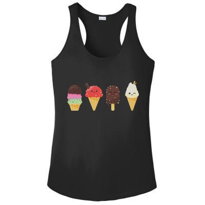 Ice Cream Lover For Summer Ladies PosiCharge Competitor Racerback Tank