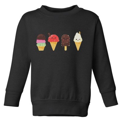 Ice Cream Lover For Summer Toddler Sweatshirt