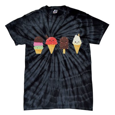 Ice Cream Lover For Summer Tie-Dye T-Shirt