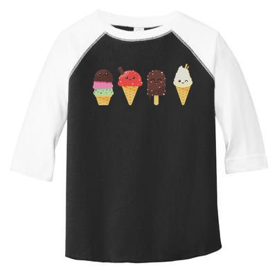 Ice Cream Lover For Summer Toddler Fine Jersey T-Shirt