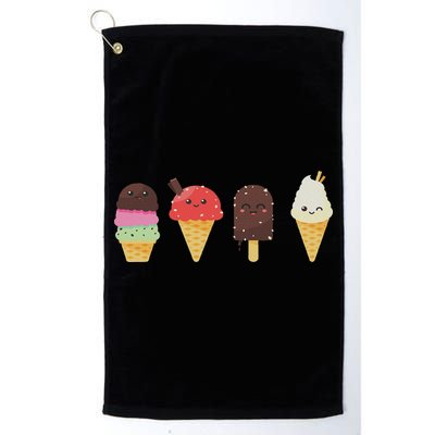 Ice Cream Lover For Summer Golf Towel
