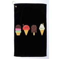 Ice Cream Lover For Summer Golf Towel