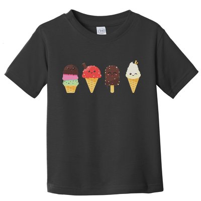 Ice Cream Lover For Summer Toddler T-Shirt