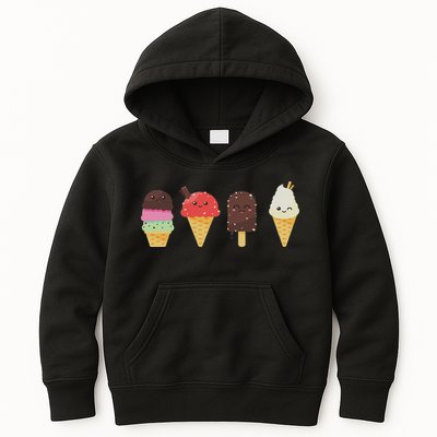 Ice Cream Lover For Summer Kids Hoodie