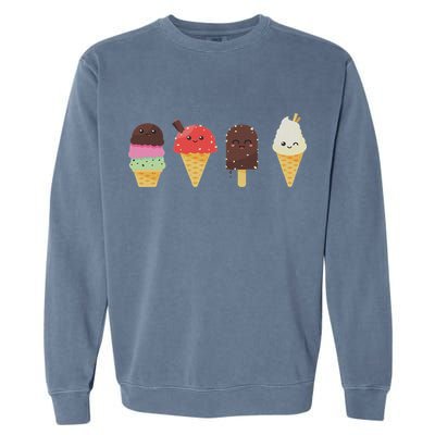Ice Cream Lover For Summer Garment-Dyed Sweatshirt