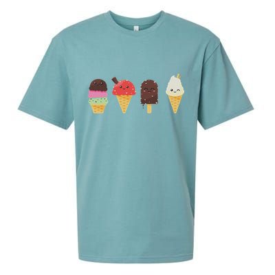 Ice Cream Lover For Summer Sueded Cloud Jersey T-Shirt