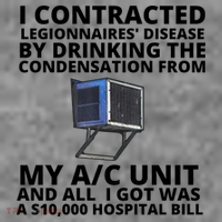 I Contracted Legionnaires' Disease By Drinking The Condensation From My AC Unit 7-Panel Snapback Hat