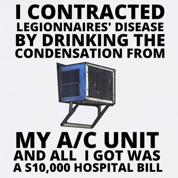 I Contracted Legionnaires' Disease By Drinking The Condensation From My AC Unit Cooling Performance Crew T-Shirt