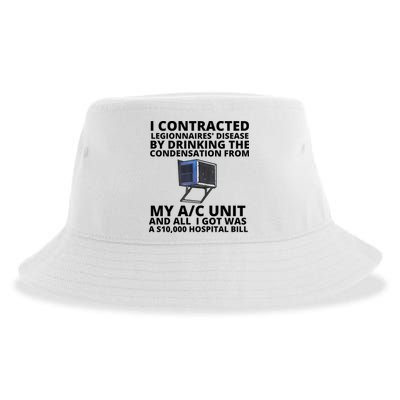 I Contracted Legionnaires' Disease By Drinking The Condensation From My AC Unit Sustainable Bucket Hat