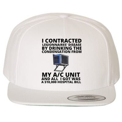 I Contracted Legionnaires' Disease By Drinking The Condensation From My AC Unit Wool Snapback Cap