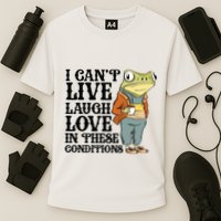I CanT Live Laugh Love In These Conditions Cooling Performance Crew T-Shirt
