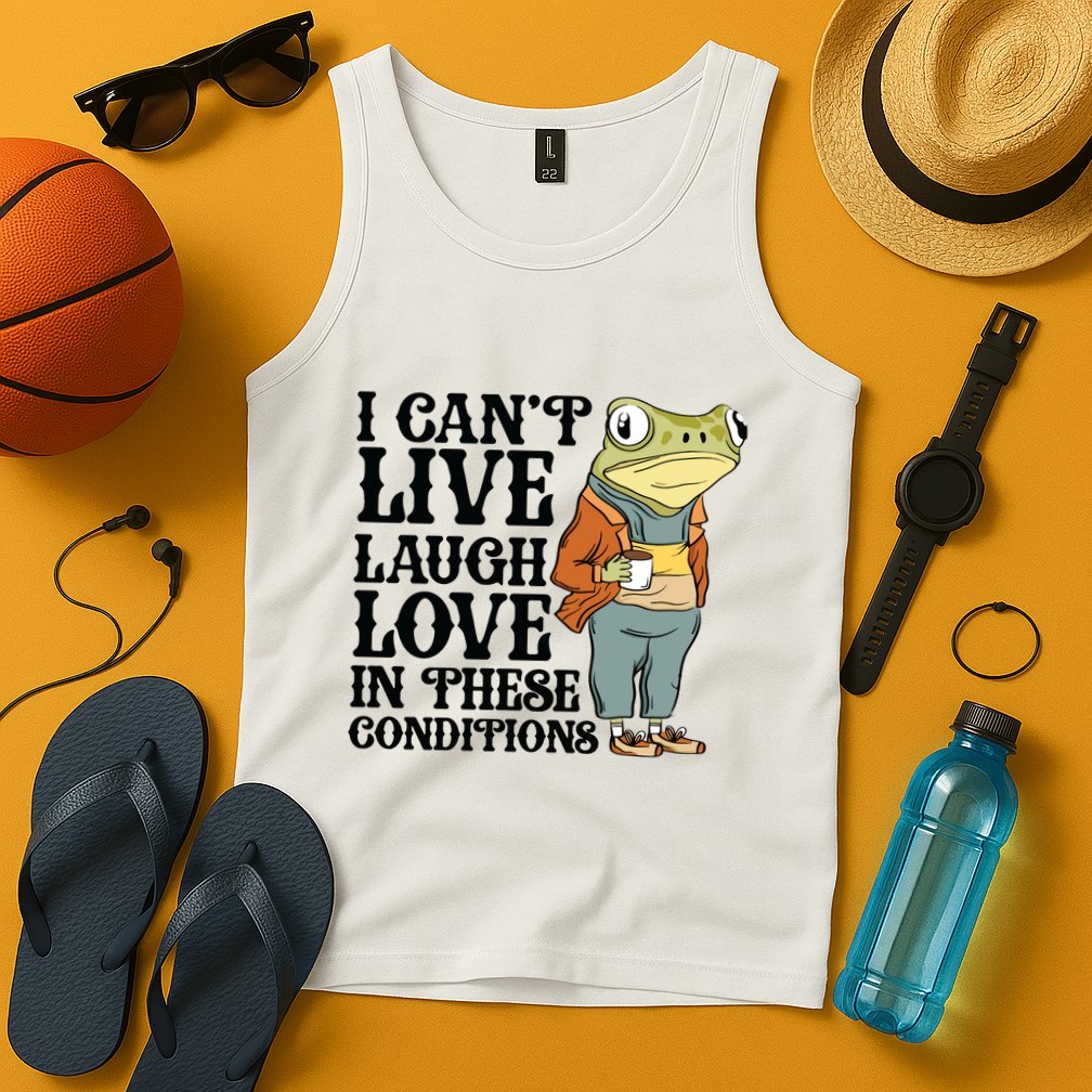 I CanT Live Laugh Love In These Conditions Tank Top