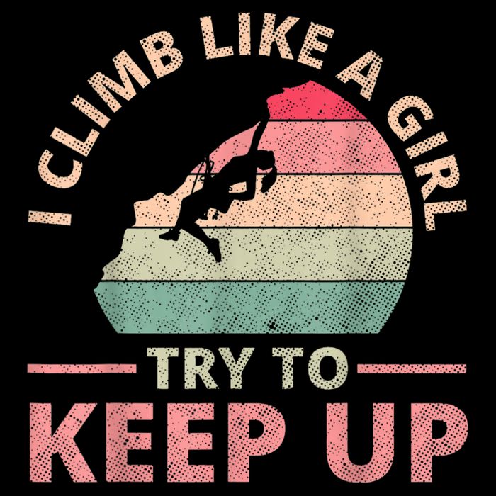 I Climb Like A Girl Rock Climbing Sunset Retro Wool Snapback Cap