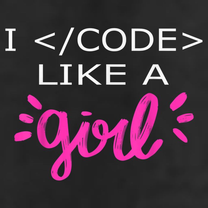 I Code Like A Girl Funny Binary Coding Computer Science Knit Cap Winter Beanie