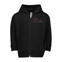 I Code Like A Girl Try To Keep Up Funny Coding Developer Toddler Zip Fleece Hoodie