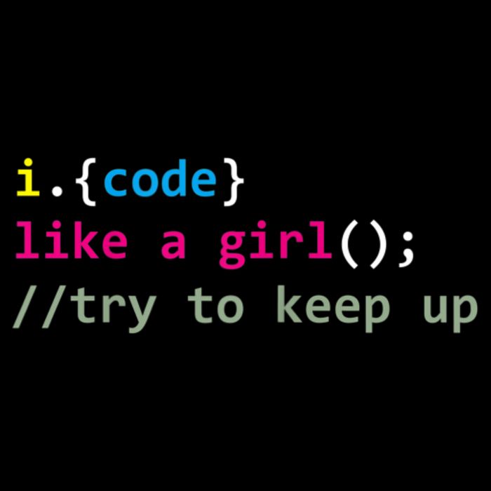 I Code Like A Girl Try To Keep Up Funny Coding Developer Legacy Cool Fit Booney Bucket Hat