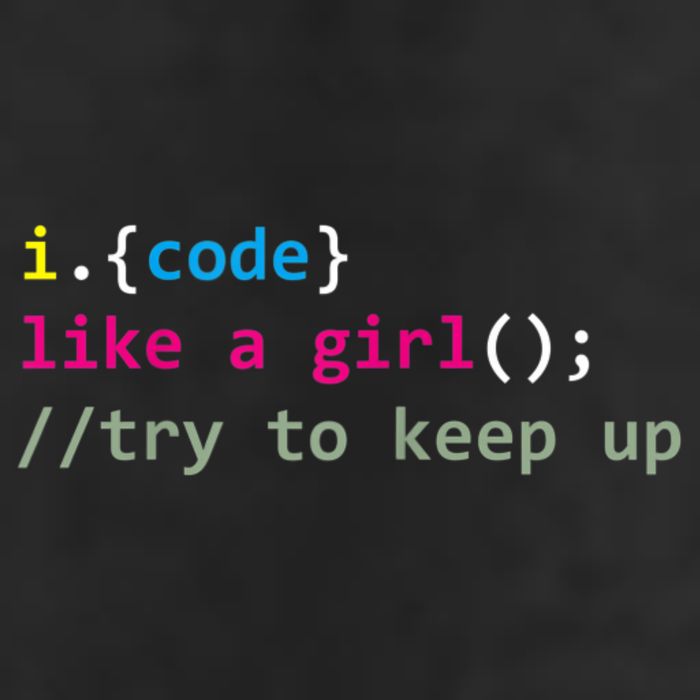 I Code Like A Girl Try To Keep Up Funny Coding Developer Trucker Hat