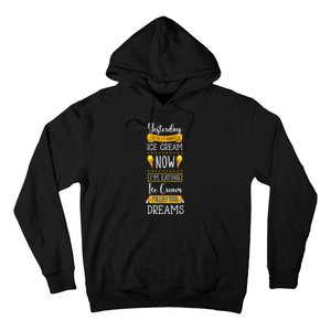 Ice Cream Lover Cone Sorbet Sweet Gelato Frozen Dessert Hoodie