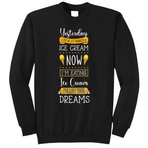 Ice Cream Lover Cone Sorbet Sweet Gelato Frozen Dessert Sweatshirt