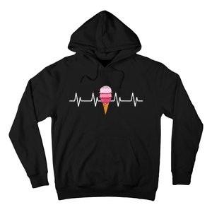 Ice Cream Lover Frozen Dessert Sweet Sorbet Cone Gelato Hoodie