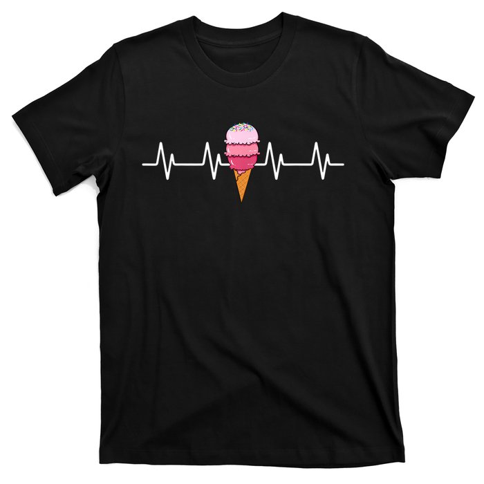 Ice Cream Lover Frozen Dessert Sweet Sorbet Cone Gelato T-Shirt