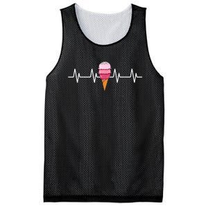 Ice Cream Lover Frozen Dessert Sweet Sorbet Cone Gelato Mesh Reversible Basketball Jersey Tank