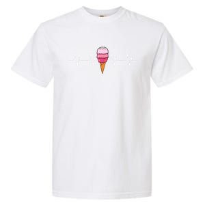 Ice Cream Lover Frozen Dessert Sweet Sorbet Cone Gelato Garment-Dyed Heavyweight T-Shirt