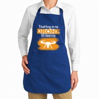I Can Last As Long As My Drone 25 Minutes Racing Drones Funny Gift Apron