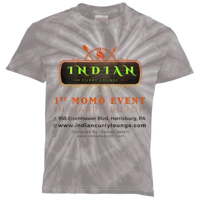 Indian Curry Lounge Momo Mania 1st Place Kids Tie-Dye T-Shirt