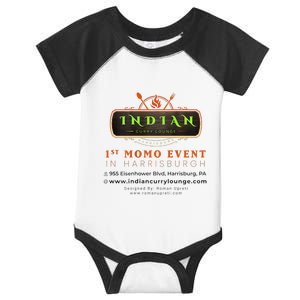 Indian Curry Lounge Momo Mania 1st Place Infant Baby Jersey Bodysuit