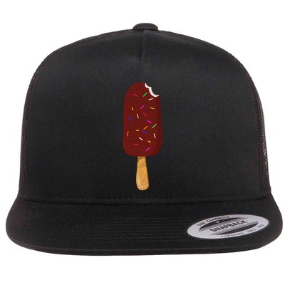 Ice Cream Lover Summer Vibes Beach Vacation Meaningful Gift Flat Bill Trucker Hat