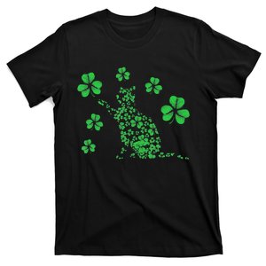 Irish Cat Lover Ireland Clover St. Patrick's Day T-Shirt