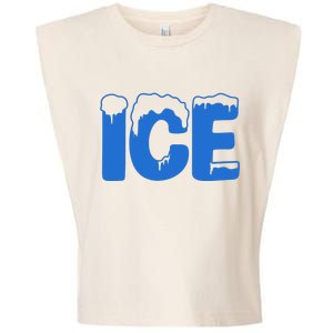 Ice Costume Logo Halloween Garment-Dyed Women's Muscle Tee